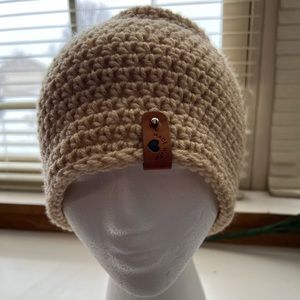 Beige beanie